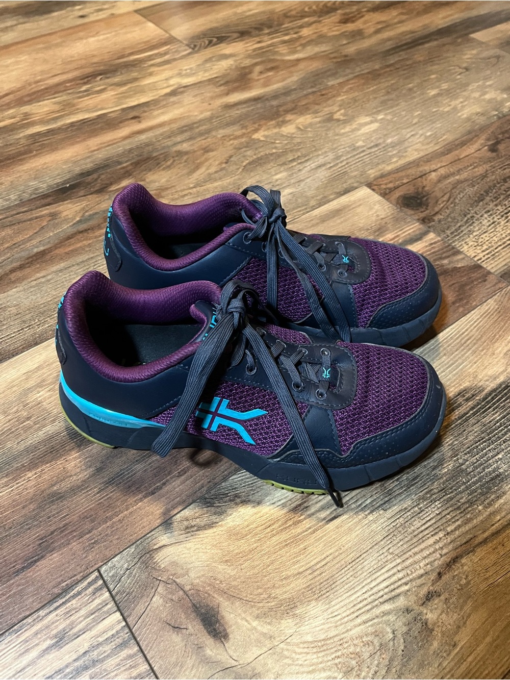 KURU Quantum 2.0 Womens Shoes 8 Electric Grape Midnight Blue Mesh Sneakers